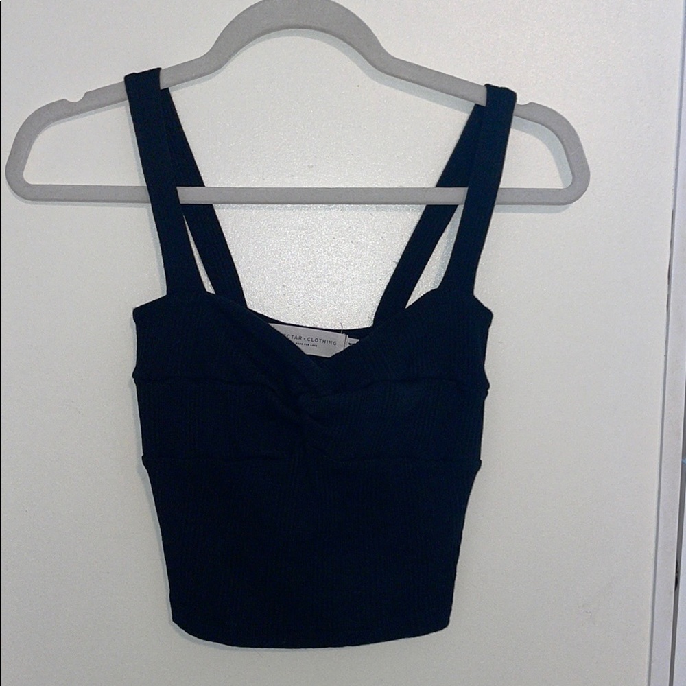 Nectar Clothing Women's Black Crop Top | M